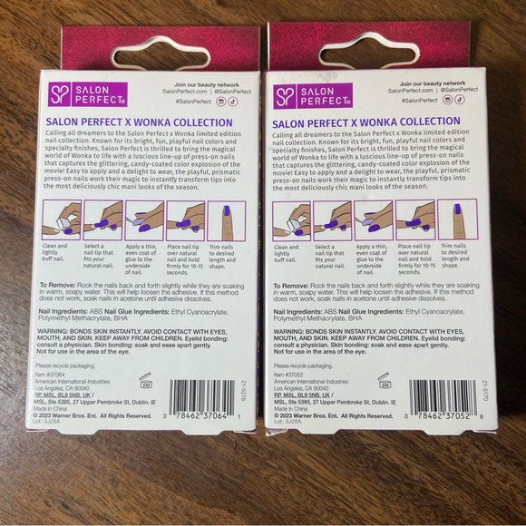 Salon Perfect Limited Edition Wonka Nail Set - Picture 2 of 2